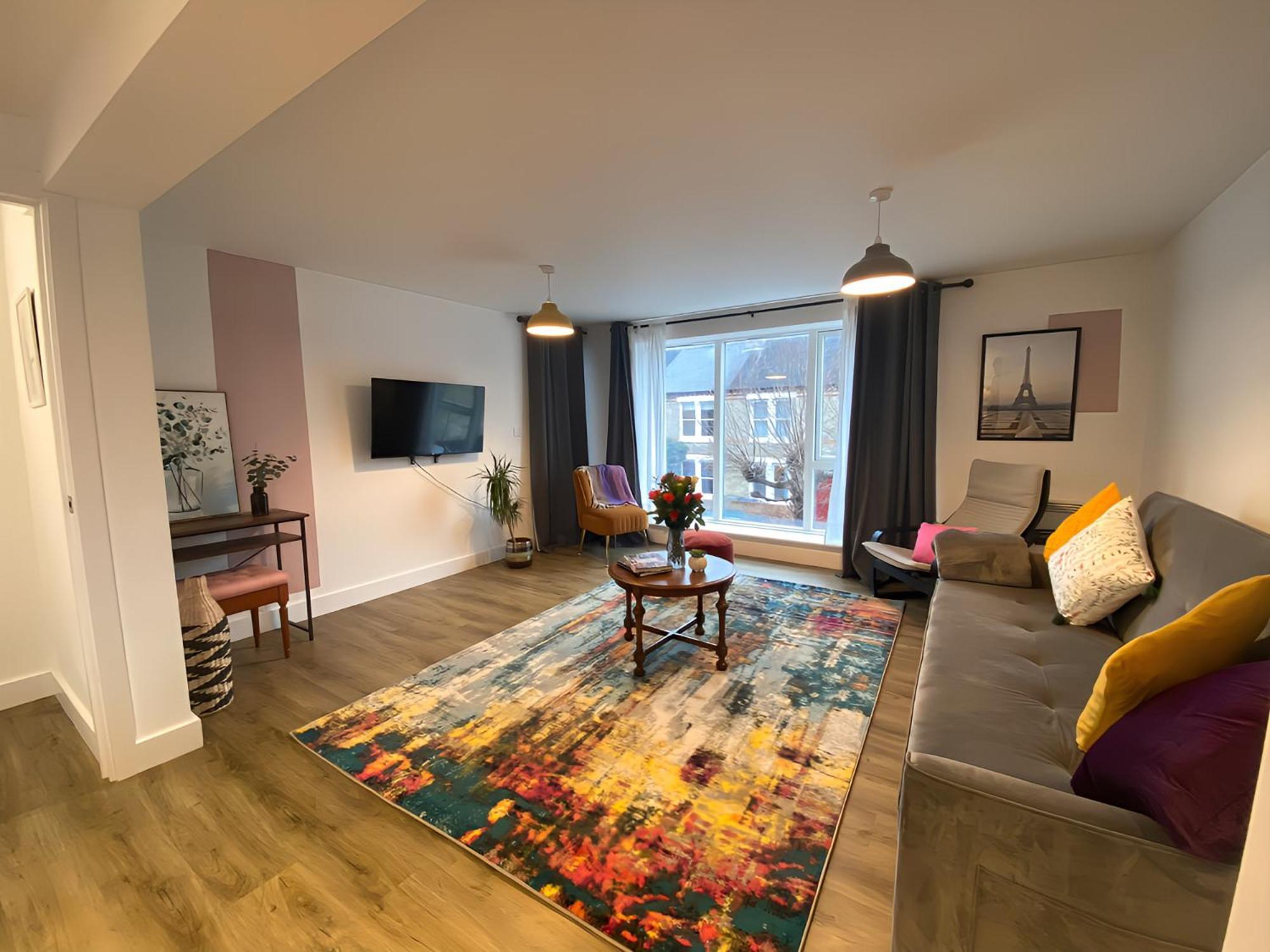 Cambridge Stays Riverside Apart Hotel With 2Br Flats At The City Centre-Parking-Balcony Exterior foto