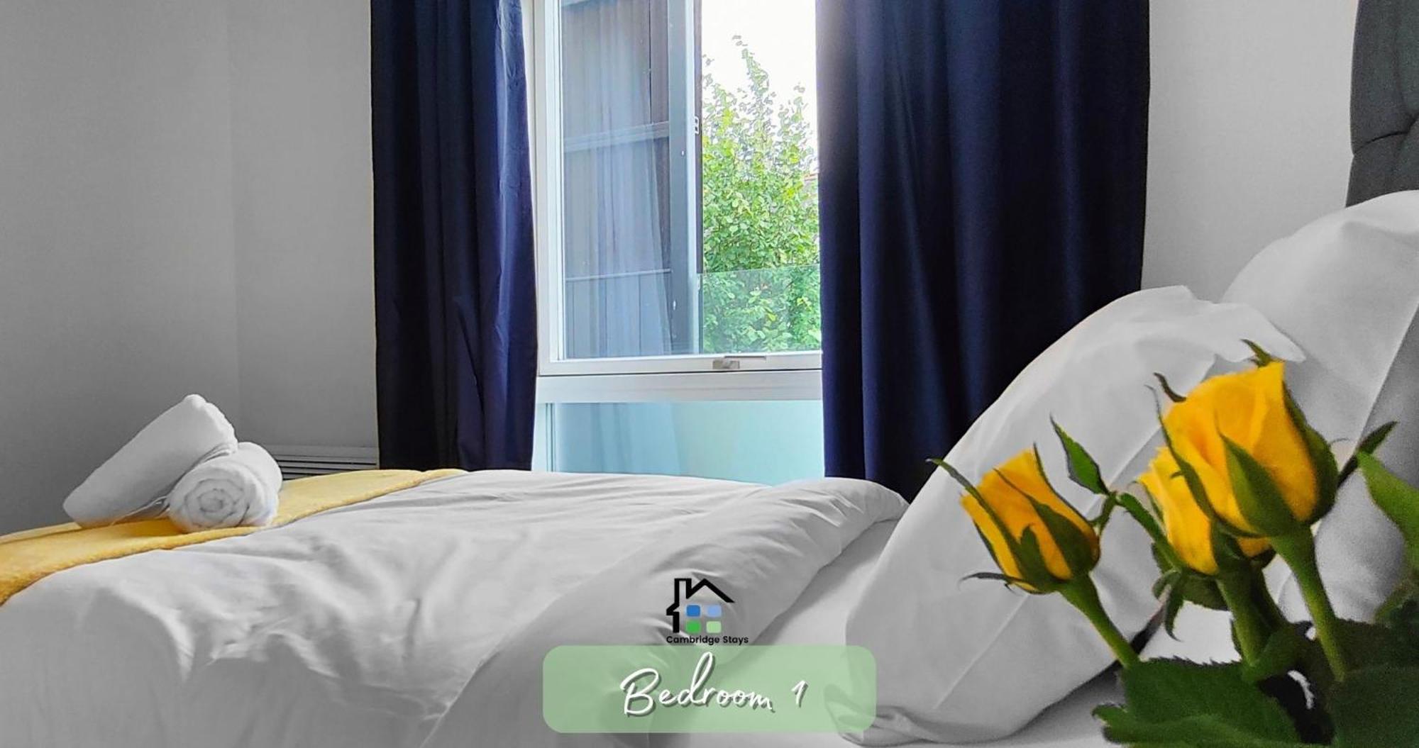 Cambridge Stays Riverside Apart Hotel With 2Br Flats At The City Centre-Parking-Balcony Exterior foto