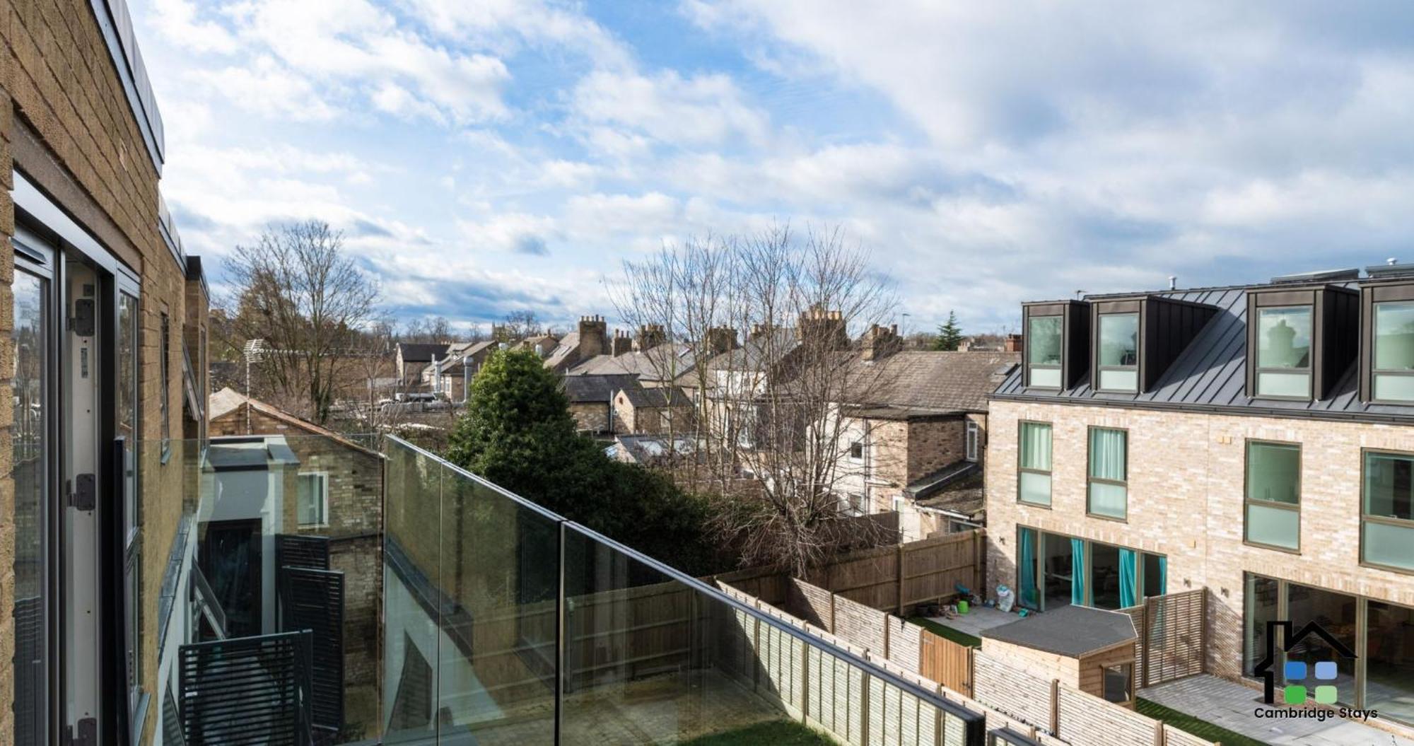 Cambridge Stays Riverside Apart Hotel With 2Br Flats At The City Centre-Parking-Balcony Exterior foto